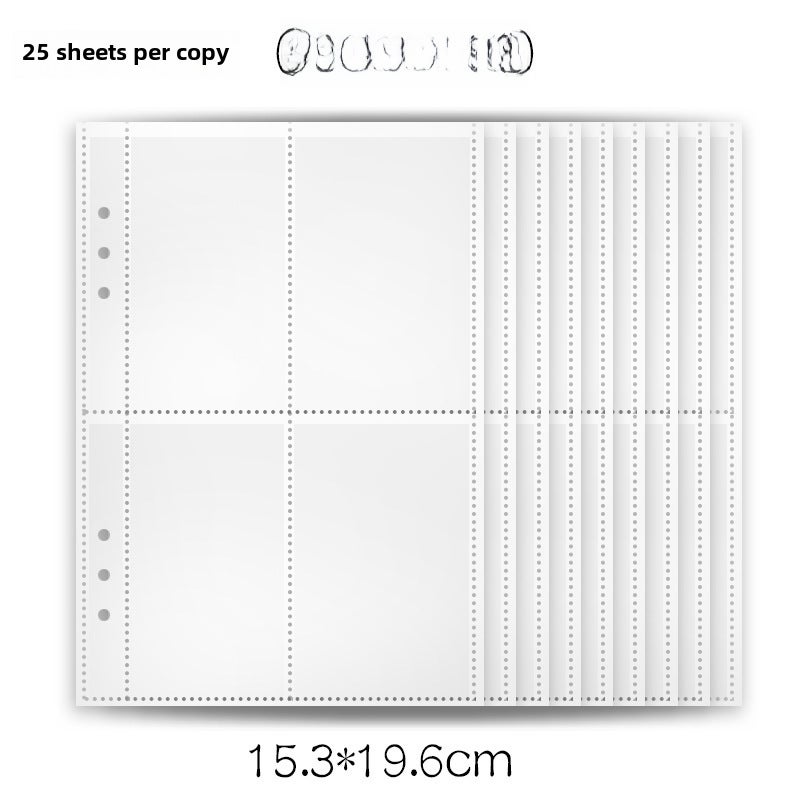 Generic Couples 100-Day Cash Saving Challenge Book A5 (25 sheets of 6-hole four-palace card film) 