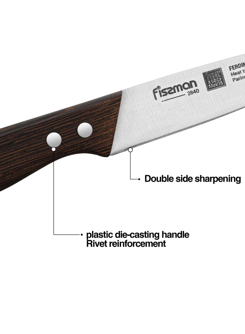 Fissman 3.5'' Paring Knife Ferdinand Series with Sharp Blade and Sturdy Non Slip Handle Minimalist Design Stainless Steel Suitable for Home Restaurant  - Image 3