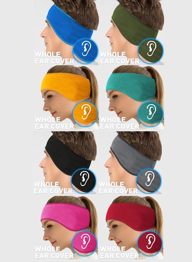 ماسكابوني أغطية رأس لتدفئة الأذن للنساء والرجال مصنوعة من الصوف الحراري للشتاء والطقس البارد وأغطية مقاومة للرياح وشريط تغطية كامل ناعم للياقة البدنية والجري وركوب الدراجات - Image 2
