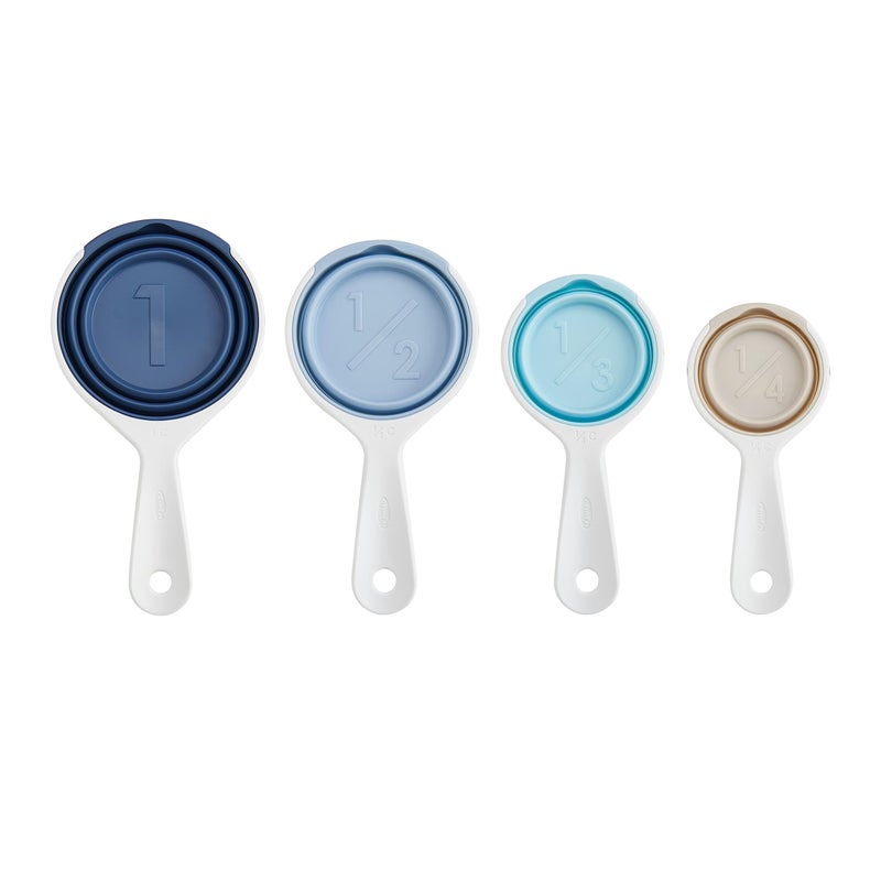 Chef'n Sleekstor Collapsible Measuring Cups Blue - Image 2