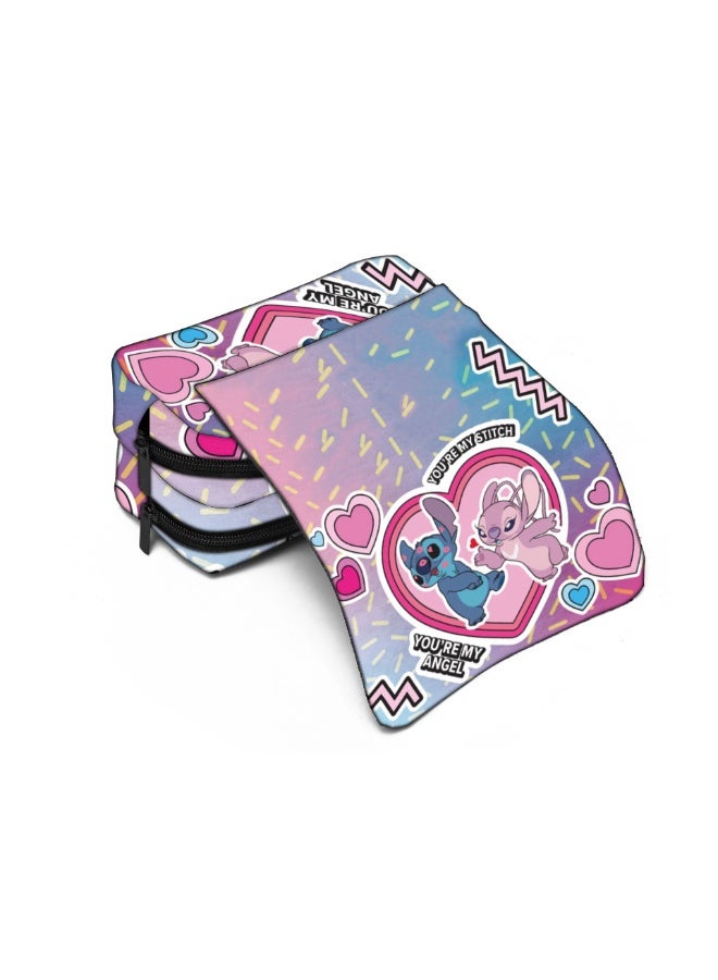 ستيتش غرزة طبقة مزدوجة الوجه مقلمة ، طالب حقيبة أدوات مكتبية ، متعددة الوظائف الأطفال مقلمة ، لطيف اللوازم المدرسية - Image 3