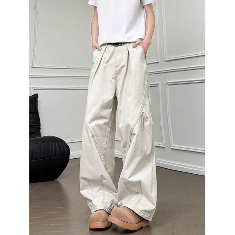 Unisex Classic Denim Jeans Loose Fit Daily Outdoor Wear - Image 2