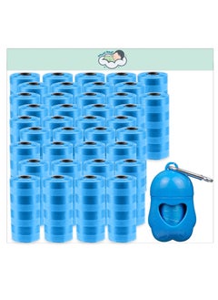 amchi baby Amchi Baby Disposable Scented Bags pack of 38 rolls/760 Bags with Dispenser- Blue  - Image 1