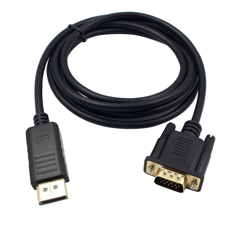 POPETPOP Displayport to Vga Cable 70.86In Gold-Plated Connector Compatible with Computer Monitor Projector for Hd Video Streaming - Image 5