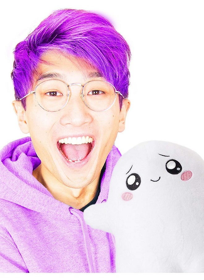 Lankybox - Official Merch - Glow In The Dark Ghosty® Plush Toy - Ghosty Plush Toy - Mystery Ghost Lanky Box Plushy - Cute Plushies For Kids - Official Store - Image 1