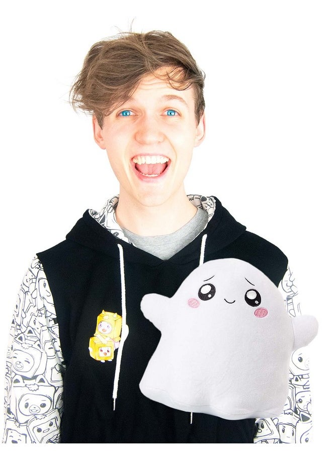 Lankybox - Official Merch - Glow In The Dark Ghosty® Plush Toy - Ghosty Plush Toy - Mystery Ghost Lanky Box Plushy - Cute Plushies For Kids - Official Store - Image 1