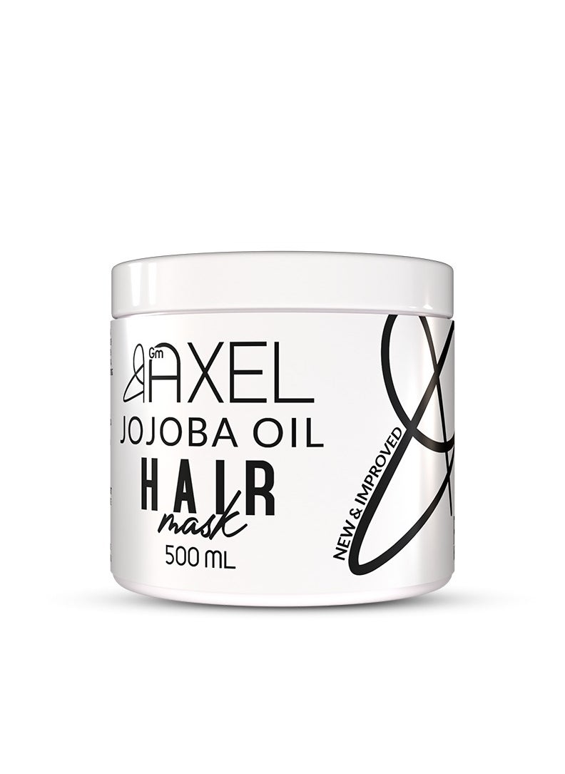 Axel - Hair Care Set with Pure Jojoba Oil - Shampoo 500ml + Conditioner 500ml + Hair Mask 500ml + Serum 100ml - Image 1