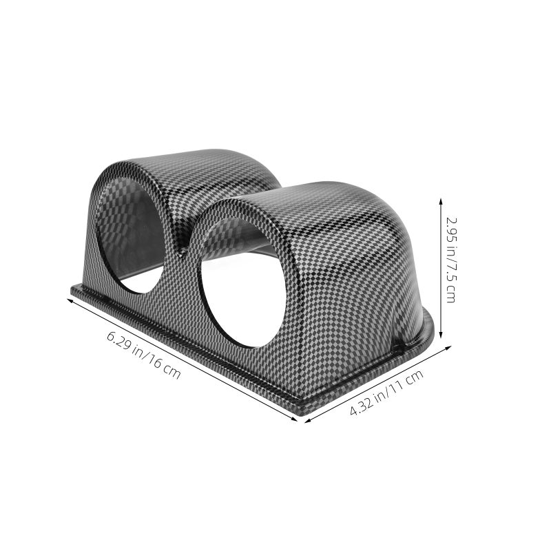 Dashboard Meter Holder 52mm Dual Hole Gauge Pod Mount Car Interior Supply - Image 3