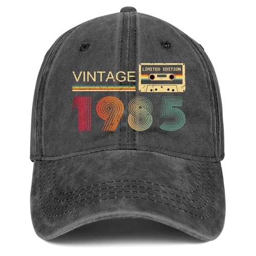 XAIVEZL 40th Birthday Gifts Women Men 1985 Hats Vintage 1985 Baseball Cap 40th Birthday Gifts for 40 Year Old Father Mothers Day - Image 1
