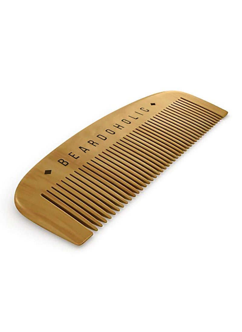 Beardoholic Beardoholic Beard Comb With a Gift Box  Wide Teeth  AntiStatic Eliminates Tangles and Keeps Your Beard Neat and Tidy  531 x 196 IN Handmade 100 Pearwood Design 
