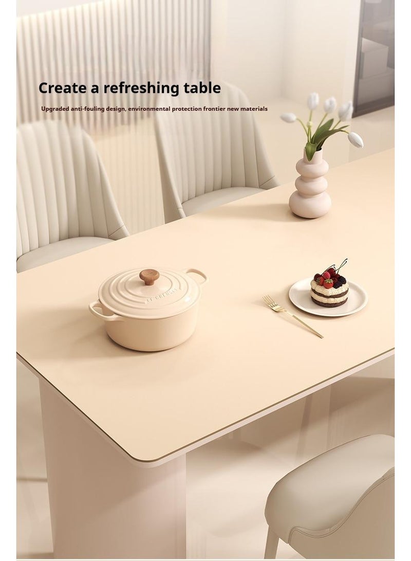 الأزرق جي دبليو 1.6mm سميكة المنزلية مكتب المطبخ سيليكون الجدول حصيرة للماء مضادة للنفط وسادة طاولة الشاي مقاومة للحرارة والعزل الحراري حماية سطح المكتب حصيرة - Image 2