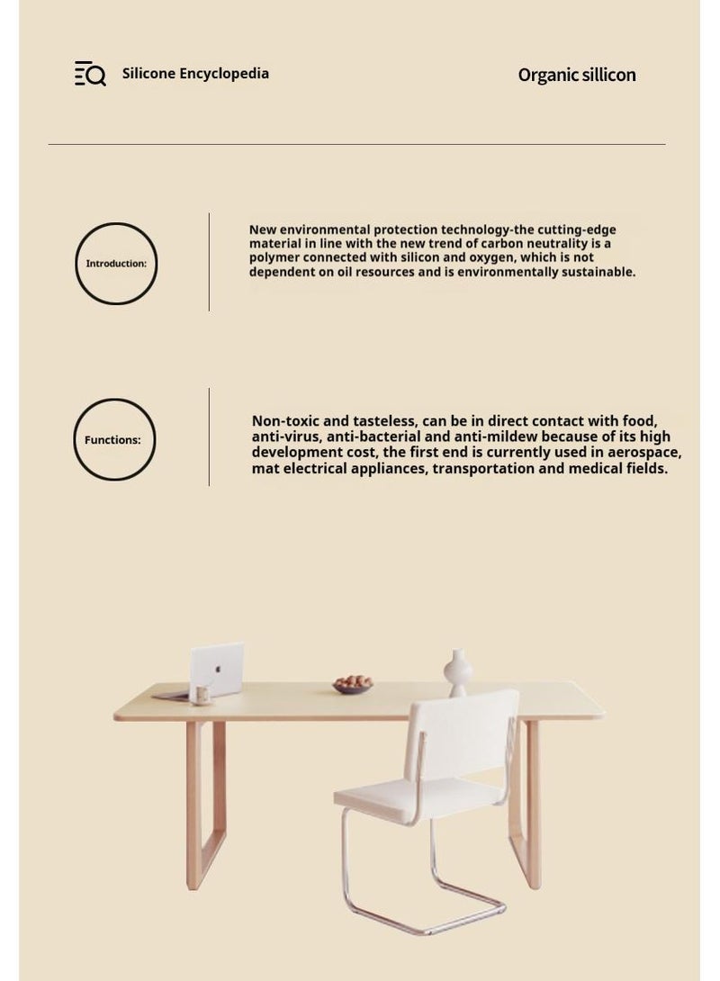 الأزرق جي دبليو 1.6mm سميكة المنزلية مكتب المطبخ سيليكون الجدول حصيرة للماء مضادة للنفط وسادة طاولة الشاي مقاومة للحرارة والعزل الحراري حماية سطح المكتب حصيرة - Image 3