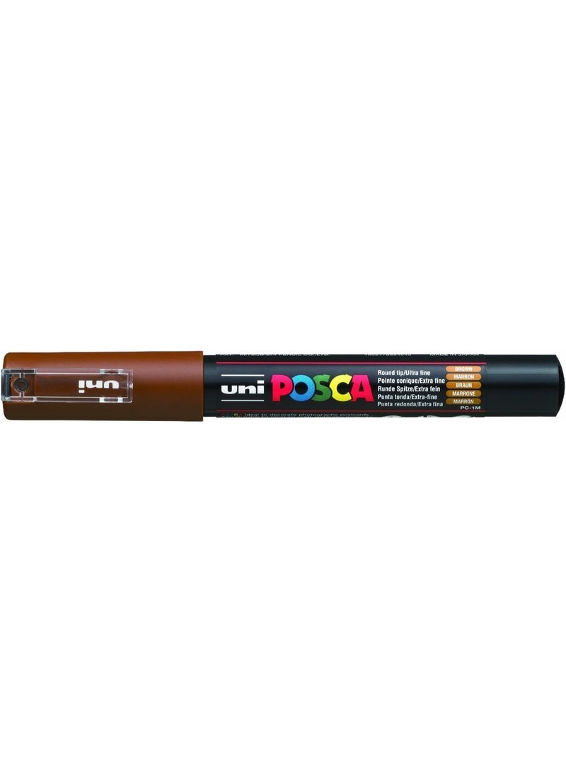 Posca Extra Fine Bullet Tip Marker - Brown