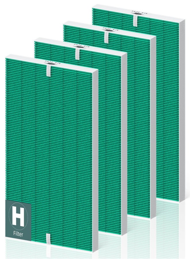 PETOX 4 Pack 116130 Toxin Absorber Replacement Filter H for Winix PlasmaWave Air Purifier 5500 5500-2 AM80 C535 5300 5300-2 6300 6300-2 P300 AM90 9000 5000 5000B C909 9800 - Image 1