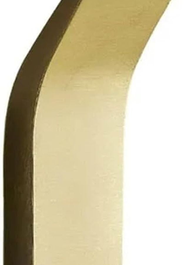 Gold No Drill Towel Hooks 3pcs for Bathroom Door Kitchen Robe Coat Bag Hanger - Image 2