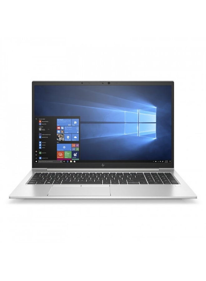 HP لابتوب إليت بوك 850 من الجيل السابع بشاشة مقاس 15.6 بوصة بدقة كاملة الوضوح ومعالج كور I7 وذاكرة رام سعة 8 جيجابايت ومحرك أقراص SSD سعة 256 جيجابايت وبطاقة رسومات إنتل فائقة الوضوح فضي - Image 1