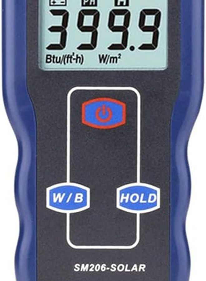SM206 مقياس الطاقة الشمسية جهاز اختبار شدة الضوء مع وظيفة تثبيت البيانات - Image 2