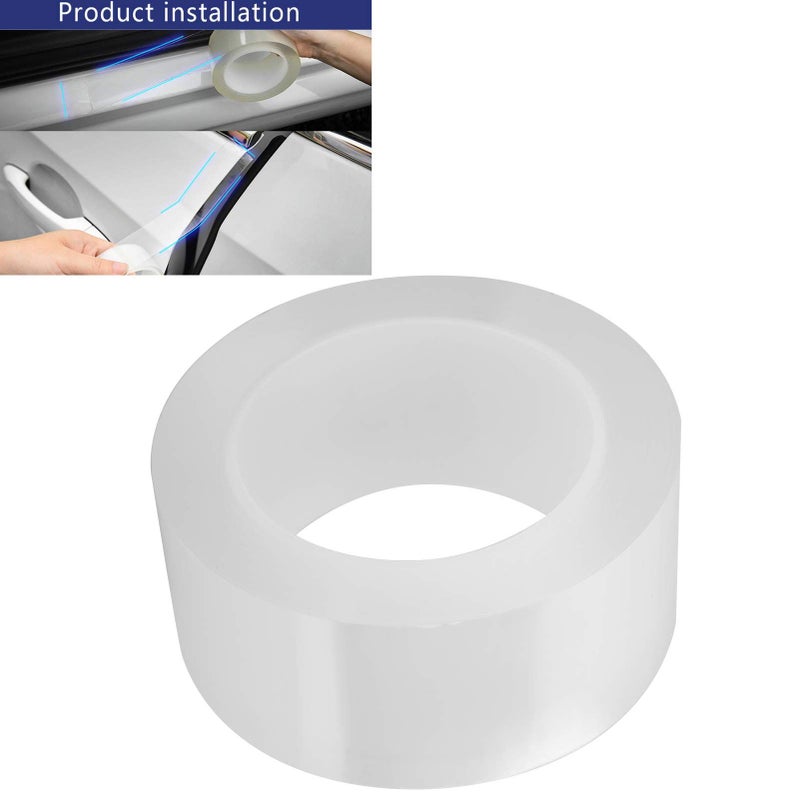 Car Door Edge Tape Universal Easy To Remove Does Not Damage Paint Car Door Sill Protector For Front Trunk Cover 5cm 10m - Image 3