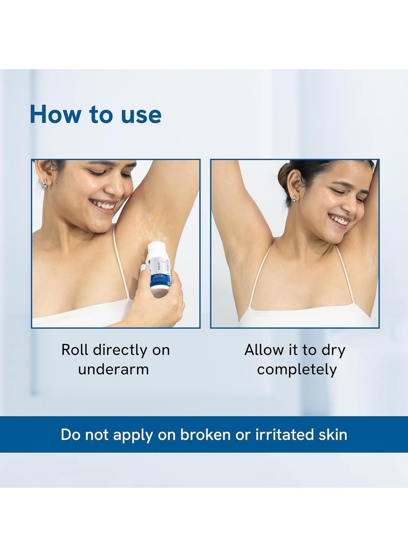 Be Bodywise 4% AHA BHA Underarm Roll On | 2% Lactic Acid, 1% Salicylic Acid | Controls Odour & Reduces Pigmentation, Kills Bacteria for Radiant Underarm | Aqua Fragrance | 50ml - Image 5