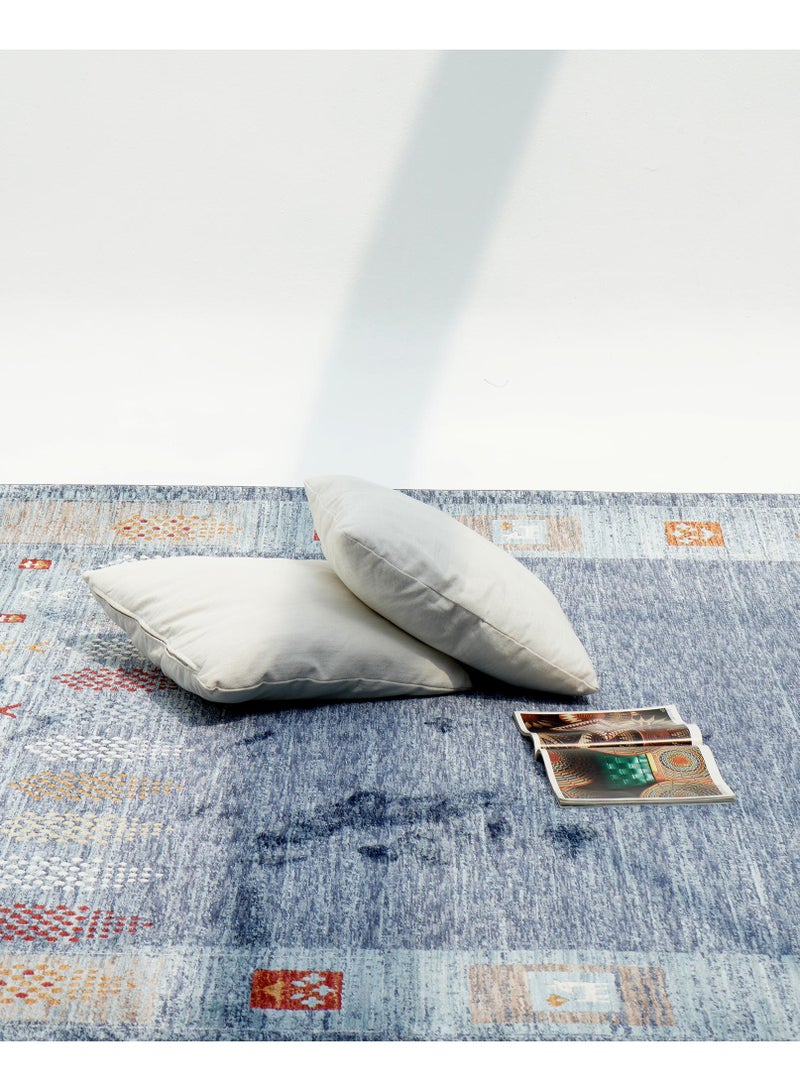 Ramsha Washable Area Rug Large Carpet For Bedroom Rug For Living Room Polyester bedroom Carpet K742B  - Image 4