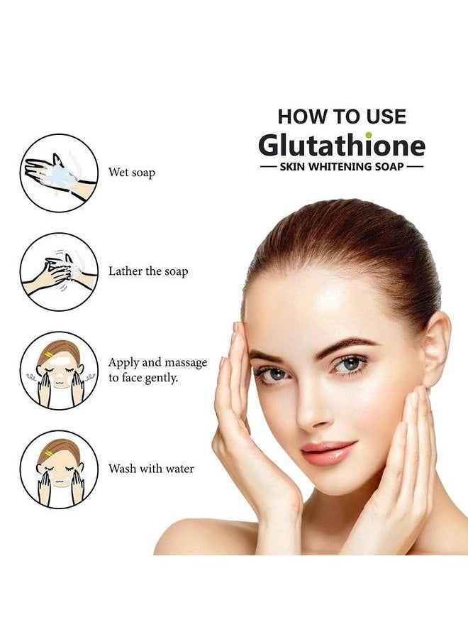 LA Organo - Glutathione Activated Charcoal Skin Whitening Soap For All Skin Type (100Gm) Pack Of 2 - Image 1
