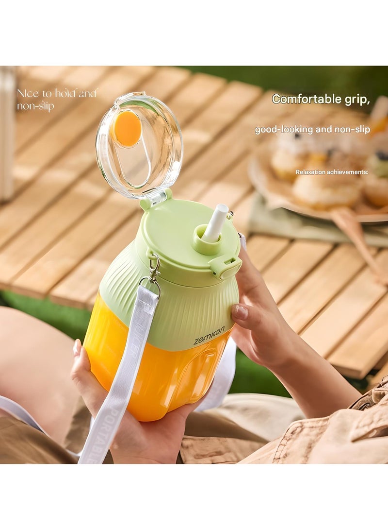 Portable Blender for Shakes and Fruit - 1.2L Mini Blender, BPA Free, USB Rechargeable, Small Travel Blender Powerful Blending, Cordless Blender Cup in Office Home Gym  - Image 2