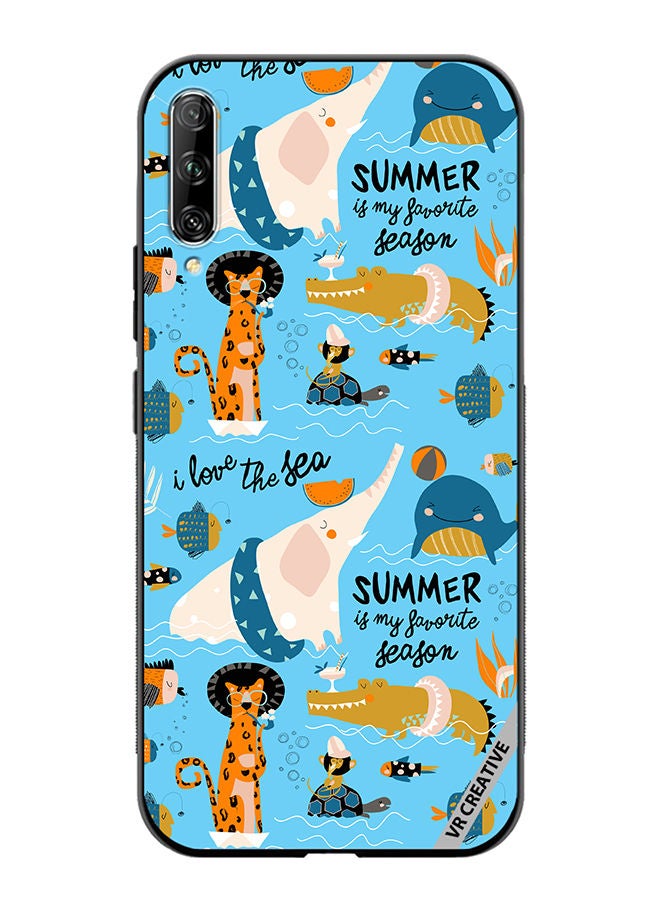 VR CREATIVE Protective Case Cover For Huawei Nova Y9S Funny Cat Design Multicolour - Image 1