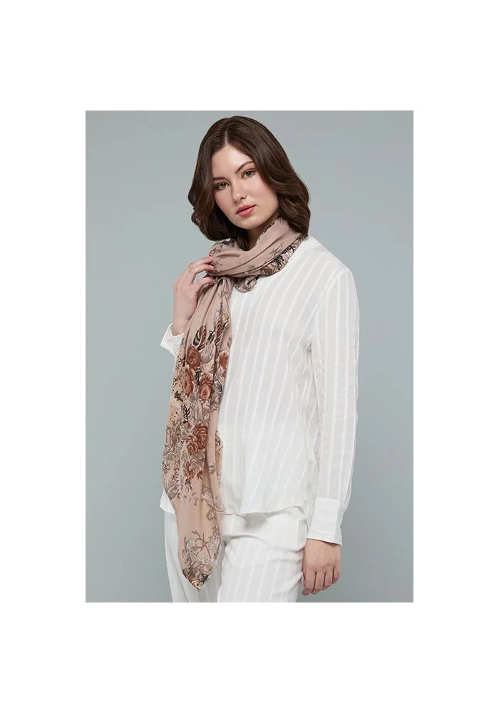 R&b  Floral Patterned Scarf for Women | Best Price UAE