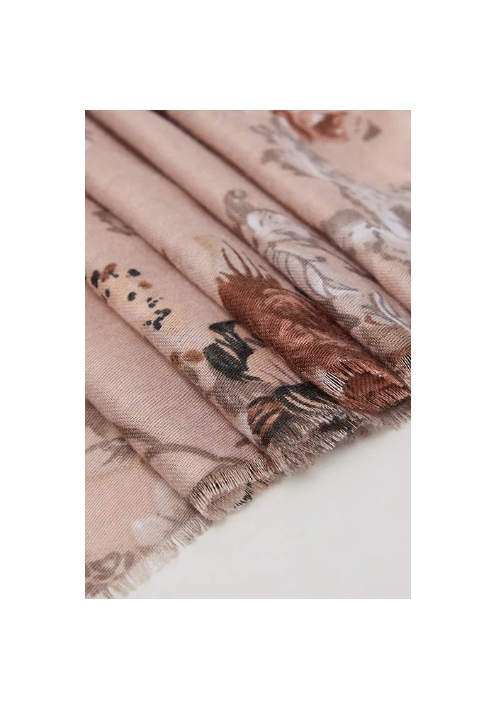 R&b  Floral Patterned Scarf for Women | Best Price UAE