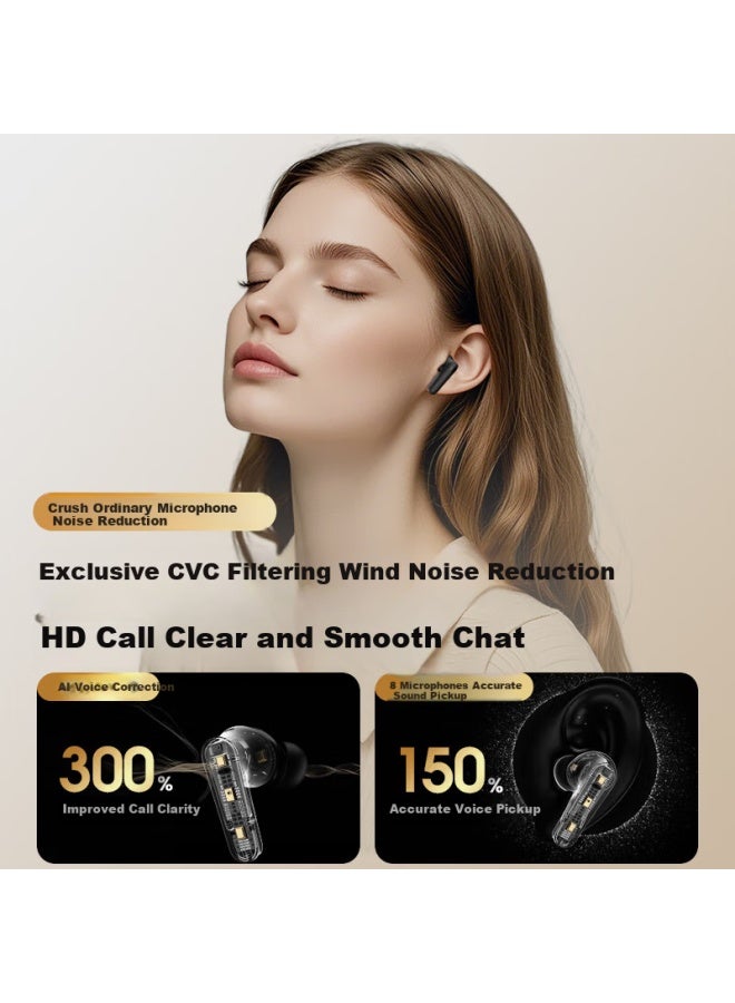 Viken Berlin Sound Noise Cancelling Bluetooth Earphones -98db, Top 1 In-ear Active Noise Cancelling Wireless High Sound Quality Sports Earbuds With Long Battery Life, Compatible With Huawei And Xiaomi - Image 2