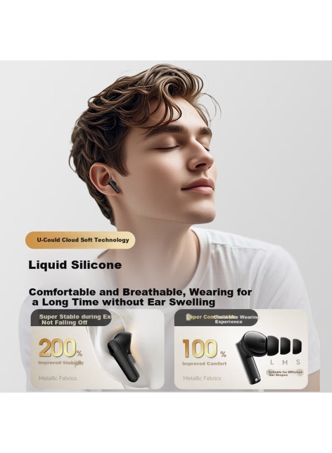 Viken Berlin Sound Noise Cancelling Bluetooth Earphones -98db, Top 1 In-ear Active Noise Cancelling Wireless High Sound Quality Sports Earbuds With Long Battery Life, Compatible With Huawei And Xiaomi - Image 3