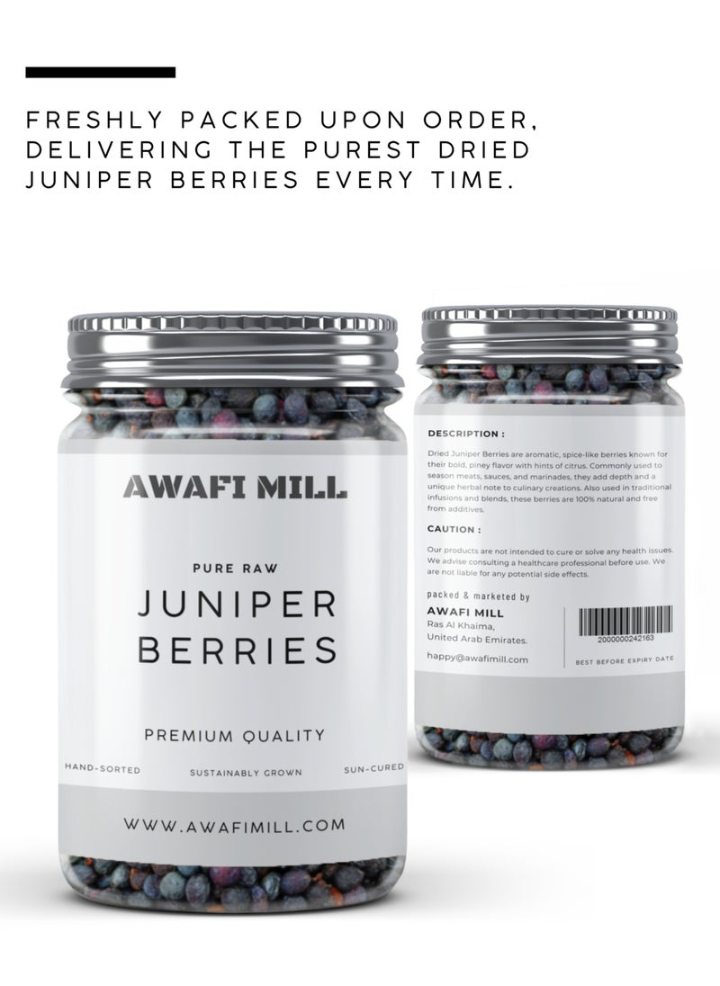 Awafi Mill AWAFI MILL Dried Juniper Berries | Whole Sun-Dried Berries | Bold, Piney Flavor for Culinary & Infusion Use  - Image 4