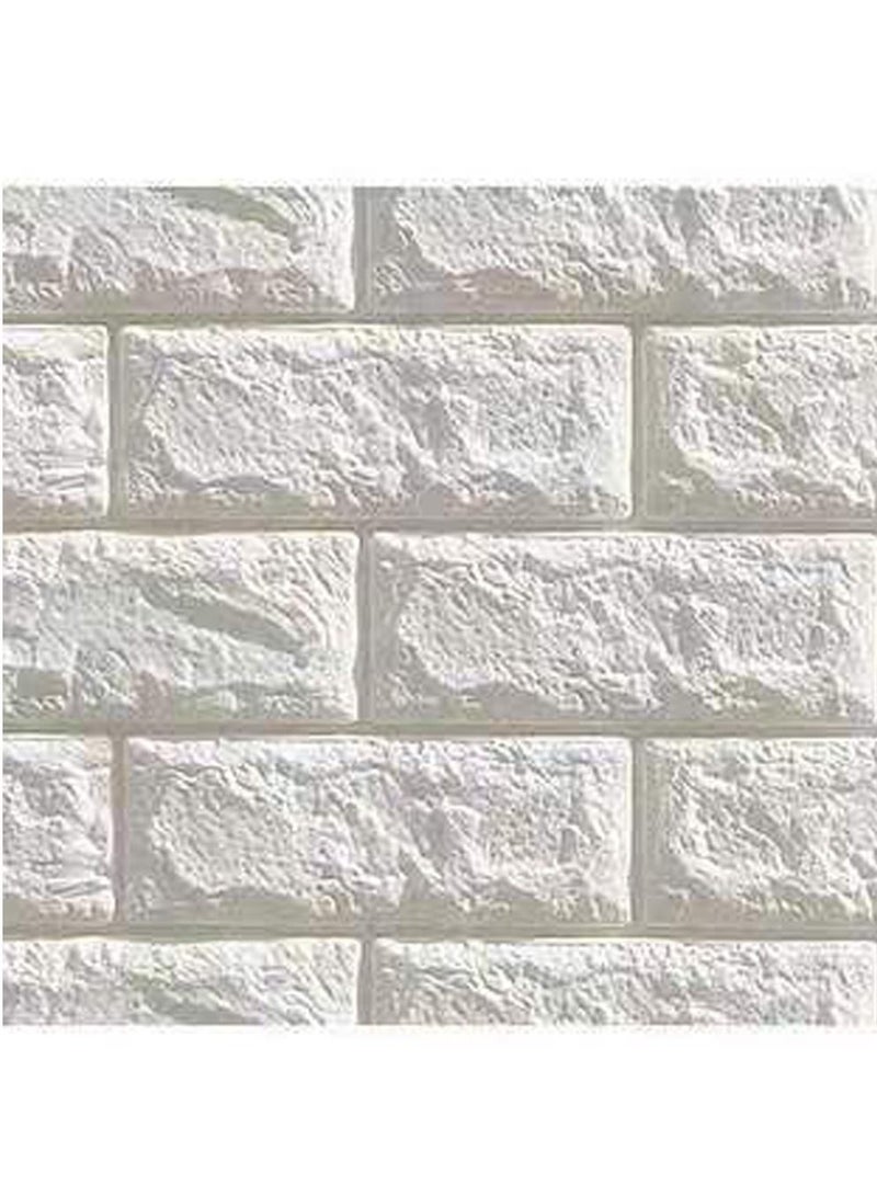 FFD 10pcs Wall Sticker Self Adhesive Wall Panels Waterproof PE Foam White Wallpaper For Living Room TV Wall and Home Decor - Image 4