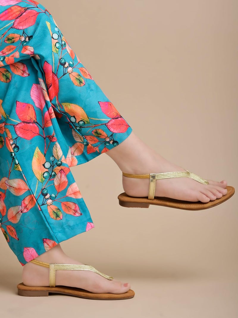 Shoetopia صندل مسطح نسائي من شوتوبيا - Image 1