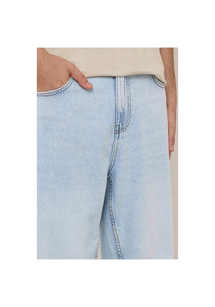 R&b  Faded Relaxed Fit Jeans with Button Closure for Men | Best Price UAE