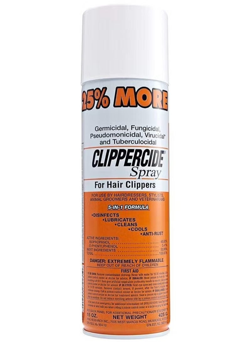 Clippercide Spray for Hair Clipper Blades 425g - Image 1