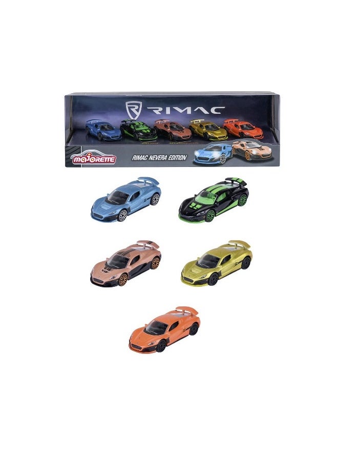 Majorette Majorette Rimac Nevera Edition 5-Piece Die-cast Car Set (1:64)  - Image 2