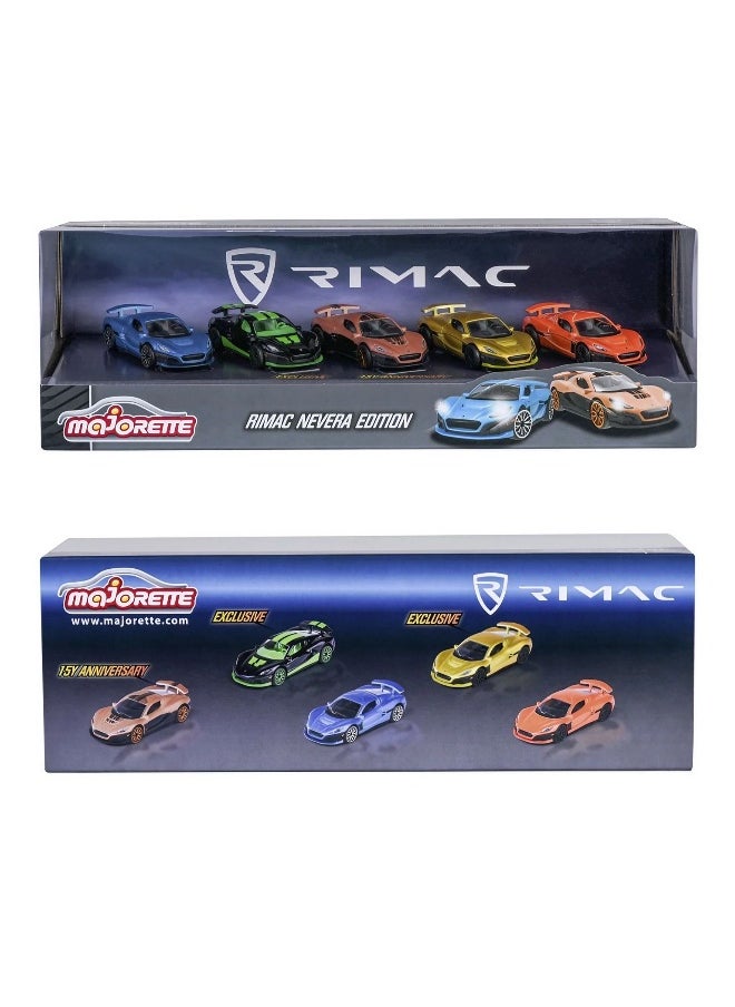 Majorette Majorette Rimac Nevera Edition 5-Piece Die-cast Car Set (1:64)  - Image 1