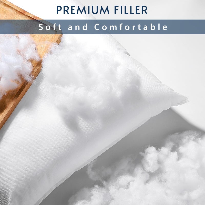 OTOSTAR Pillow Insert 16x24 Inch  Decorative Rectangle Throw Pillow Inserts  Premium Fluffy Pillow Forms Sham Stuffer for Sofa Bed Couch Living Room- Indoor - Image 5