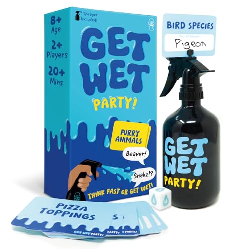Lucky Egg Get Wet Hilarious Category Party Games for Family Game Night Family Board Games for Adults with Sprayer Dice 150 Category Cards Best Family Games for Kids Adults Groups Ages 8 - Image 1