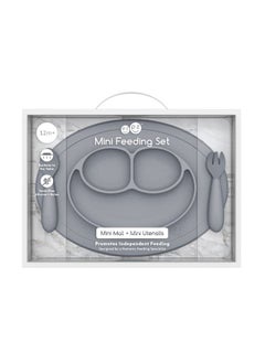 EZPZ Mini Feeding Set - Gray - pzsku/Z18E556AA865AE30161CCZ/45/_/1740647833/70946e69-2257-4a68-b505-a90c536083e6