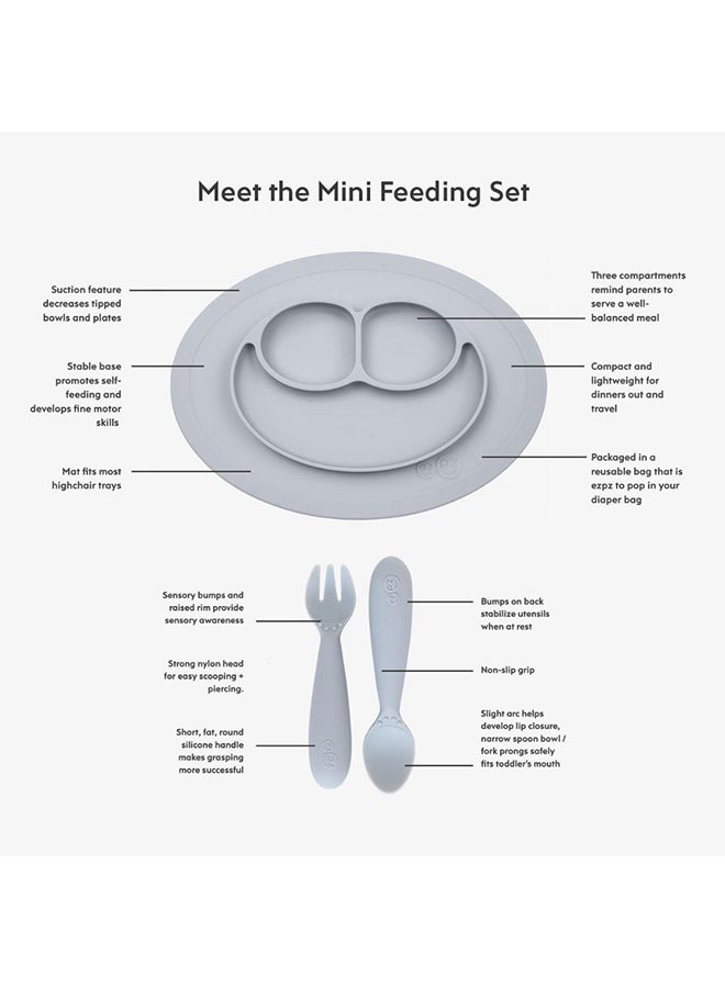 ازبيز EZPZ - طقم التغذية الصغير - رمادي - Image 2
