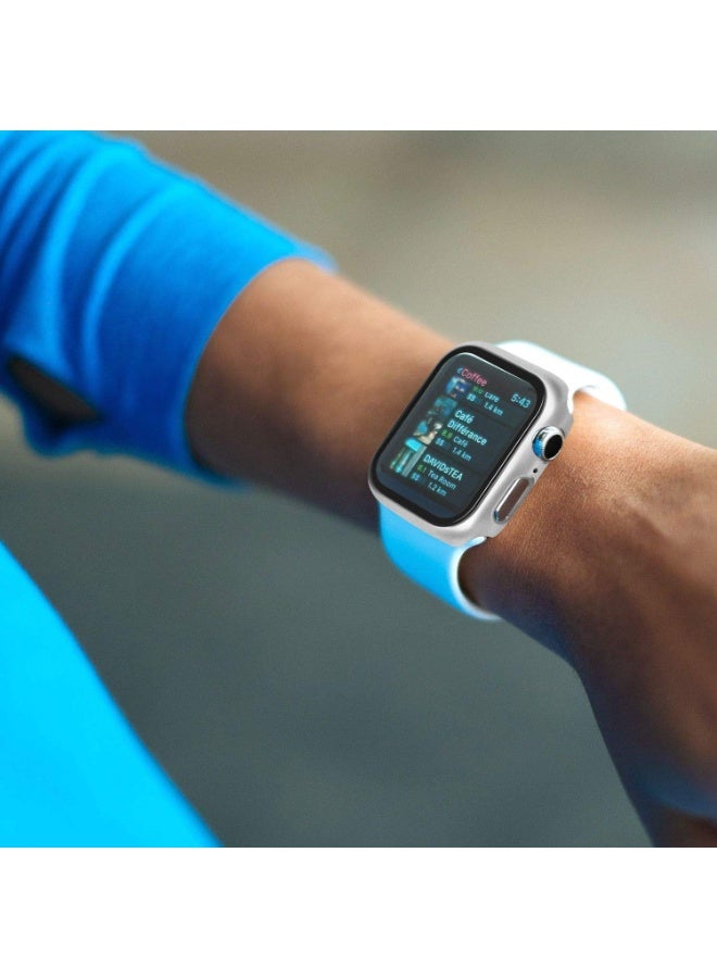 Watch screen protector-Compatible with Series 10/11 46mm Full Coverage Hard PC Ultra-Thin Full Protection (46mm-Silver) - Image 2