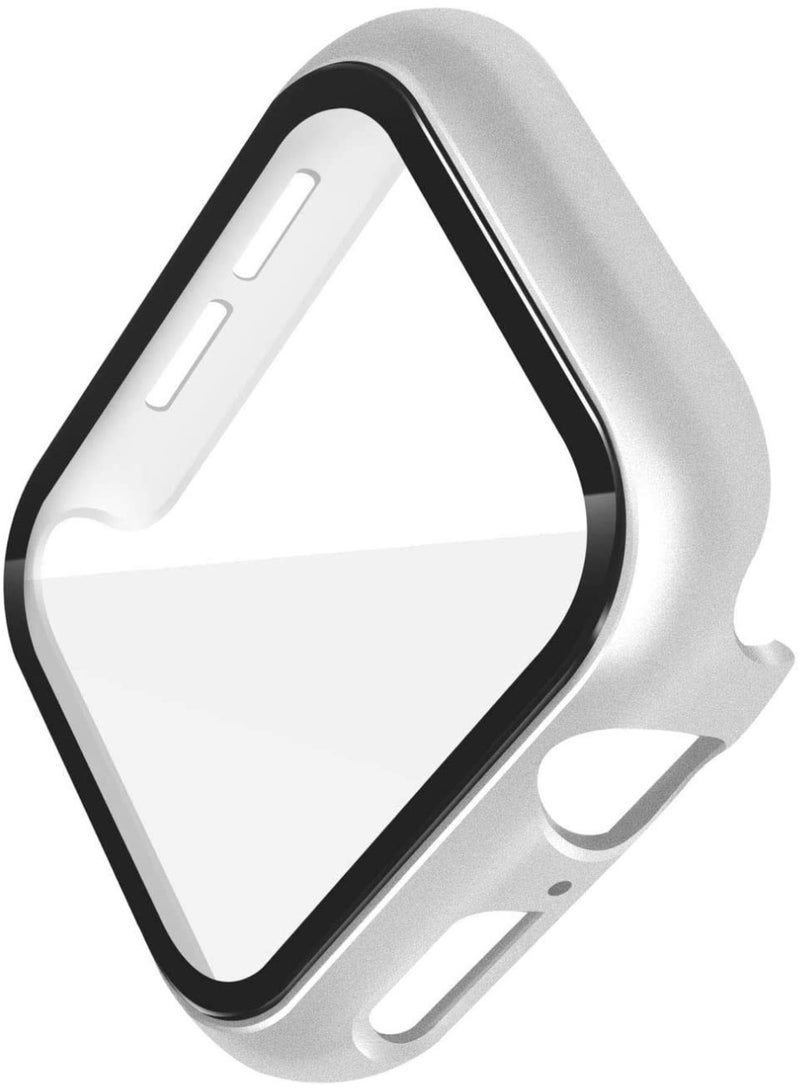 Watch screen protector-Compatible with Series 10/11 46mm Full Coverage Hard PC Ultra-Thin Full Protection (46mm-Silver) - Image 1