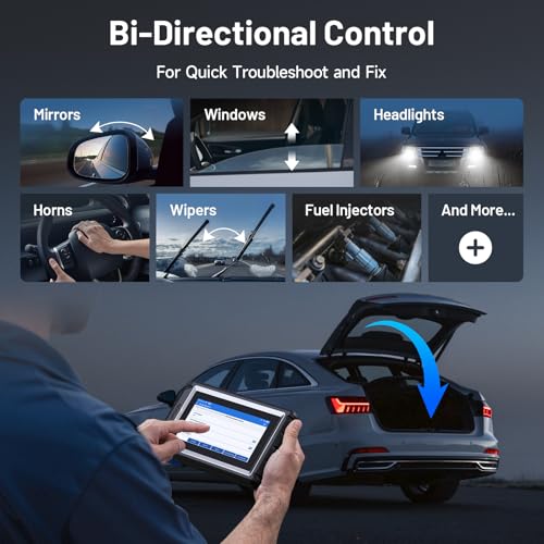 TOPDON Scanner AD800BT V2.0, Bidirectional Scan Tool, Full Systems Diagnostic Tool for All Vehicles, Automotive Diagnostic Scanner for Car, 28+ Services, FCA AutoAuth, CANFD, 2 Years Free Update - Image 2