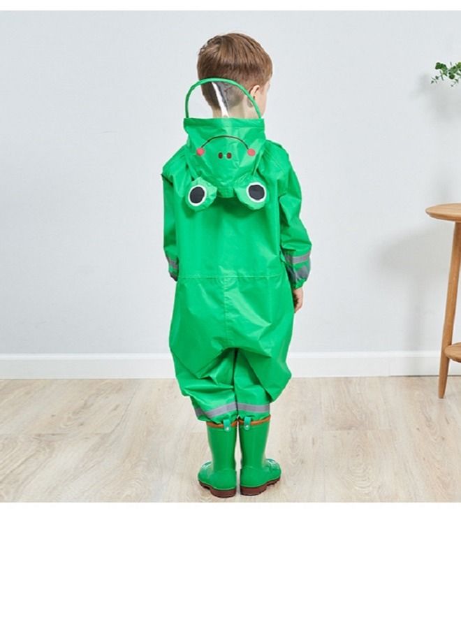 Loquat Children's One-Piece Raincoat Light Hat  - Image 2