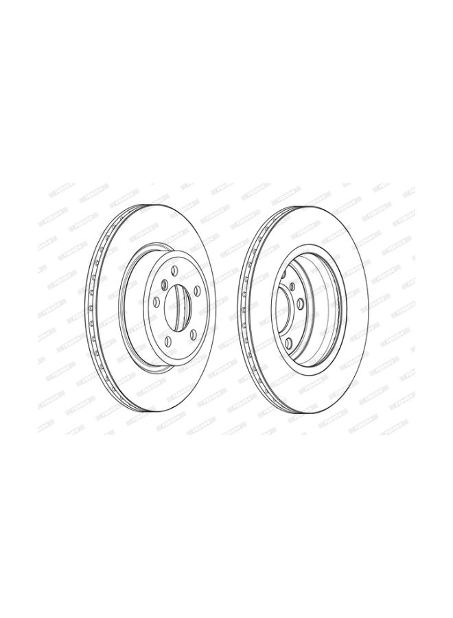 FERODO BRAKE DISC (SET) -DDF2039C - Image 2