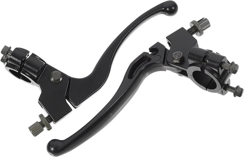 Replacement Brake and Clutch Hand Levers for Motorcycle, 1 Pair Motorcycle Parts Compatible with Off-Road and Dirt Bikes, Sturdy Control Handles for Powersports - Image 1