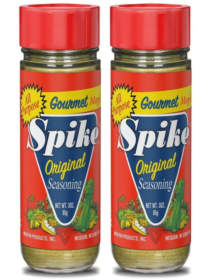 Spike Original All-Purpose Seasoning Salt, Herb, Veggie & Spice Blend 2-Pack – MSG-Free Seasonings & Spices, 3 Oz Ea - Image 1