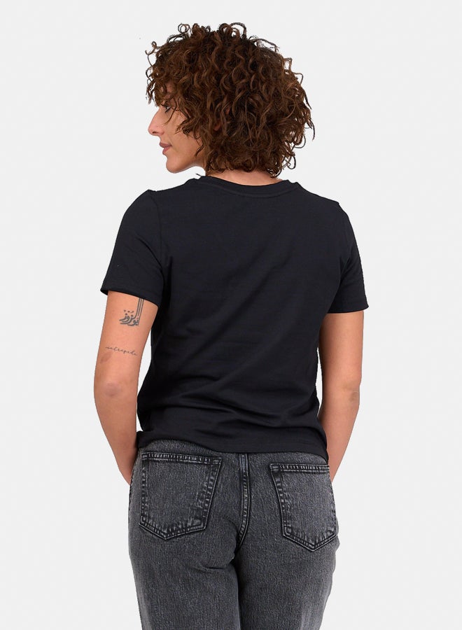 Clue V-Neck Cotton Blend T-Shirt - Image 3